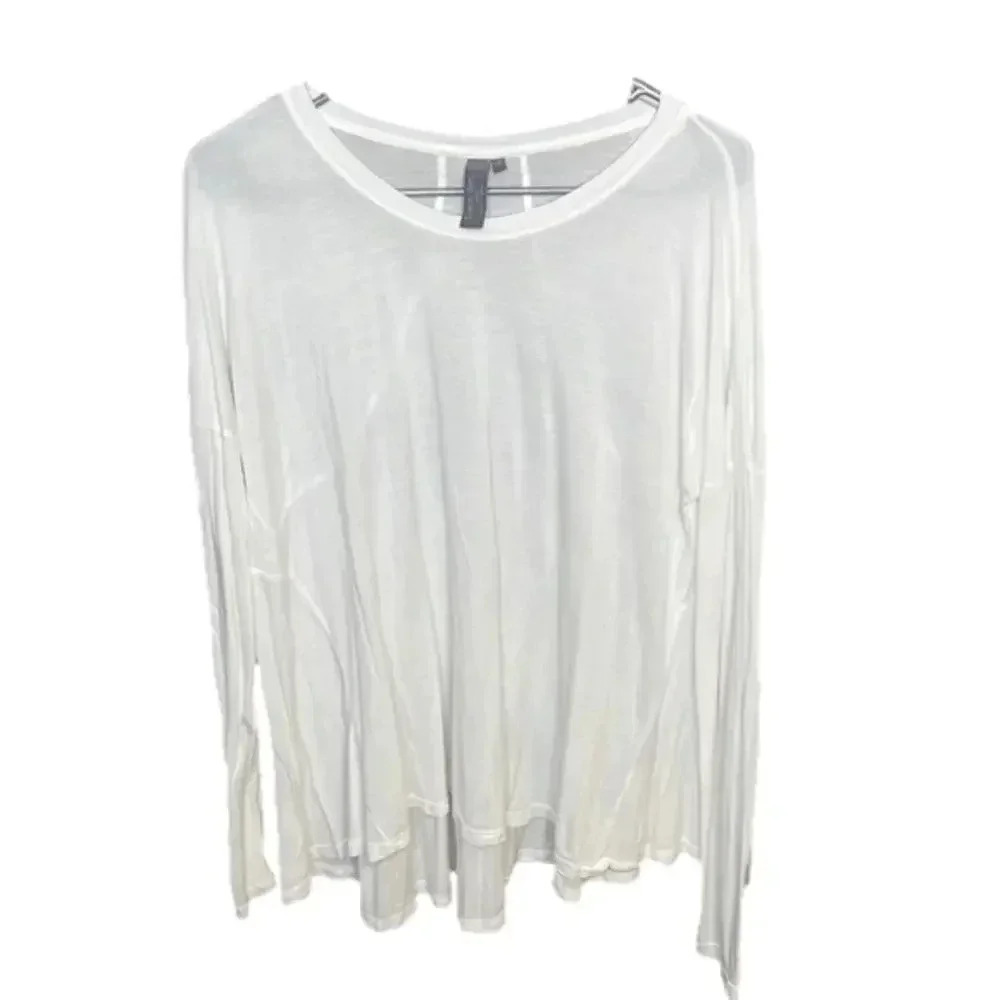 SWEATY Betty White Easy Peazy Pima Bamboo Top Small